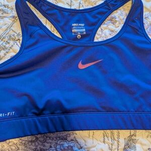 Nike Pro Women's Blue Sports Bra